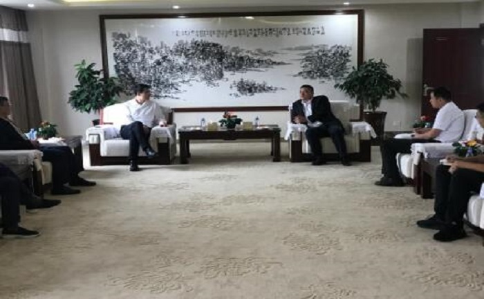 熱烈歡迎江西省贛州市委常委、市政府副市長(zhǎng)張鵬一行領(lǐng)導(dǎo)蒞臨歐博調(diào)研考察