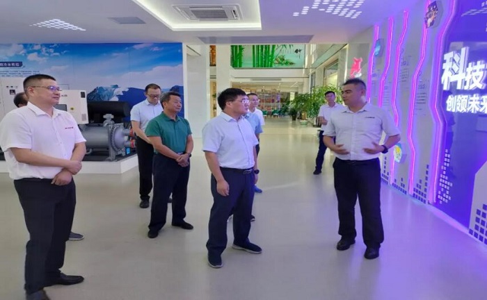 熱烈歡迎市政府黨組成員、副市長(zhǎng)李文信等領(lǐng)導(dǎo)蒞臨歐博參觀指導(dǎo)